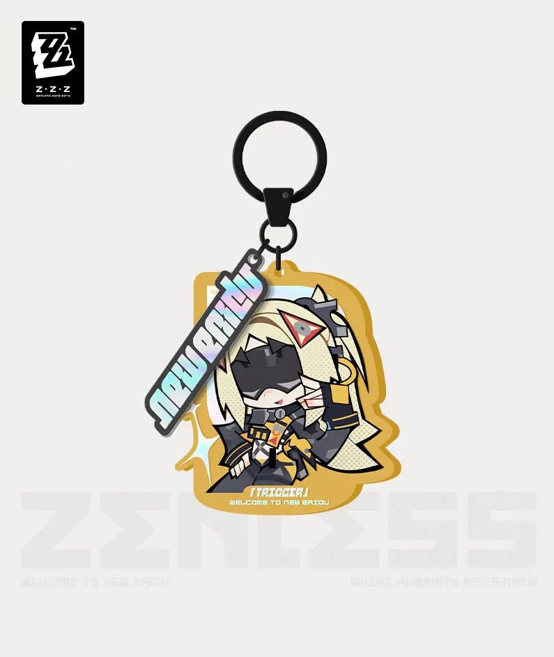 ZZZ Obol Squad Chibi Acrylic Keychains | Featuring Seed & Orphie