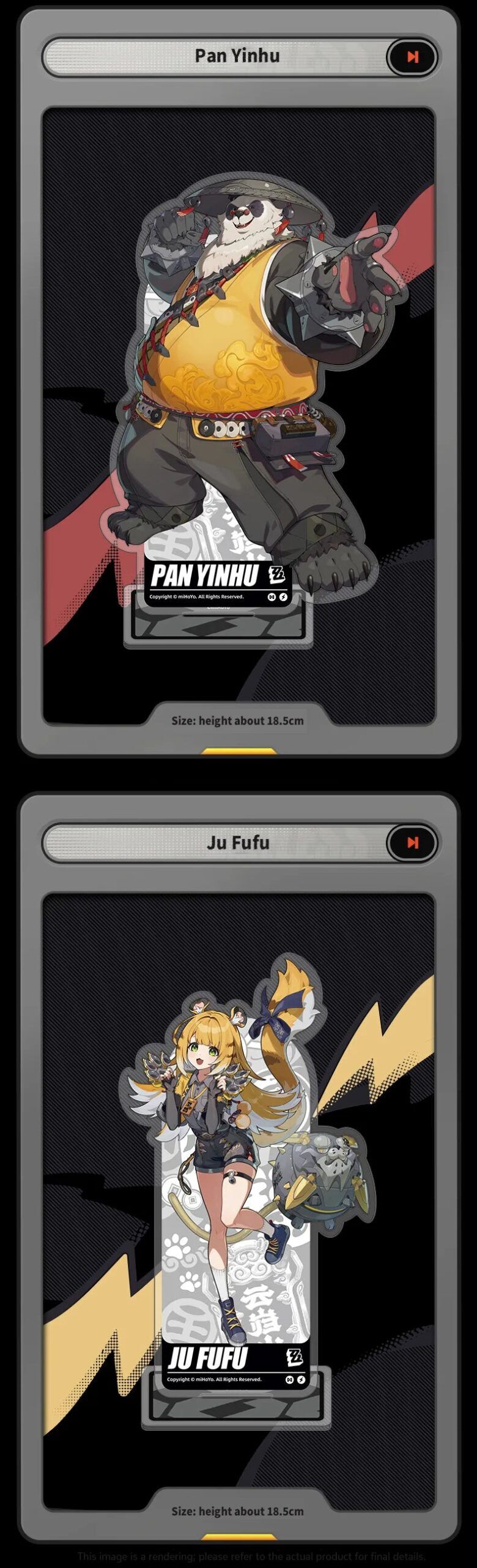 Zenless Zone Zero Merch]Yunkui Summit Agent Acrylic Stand