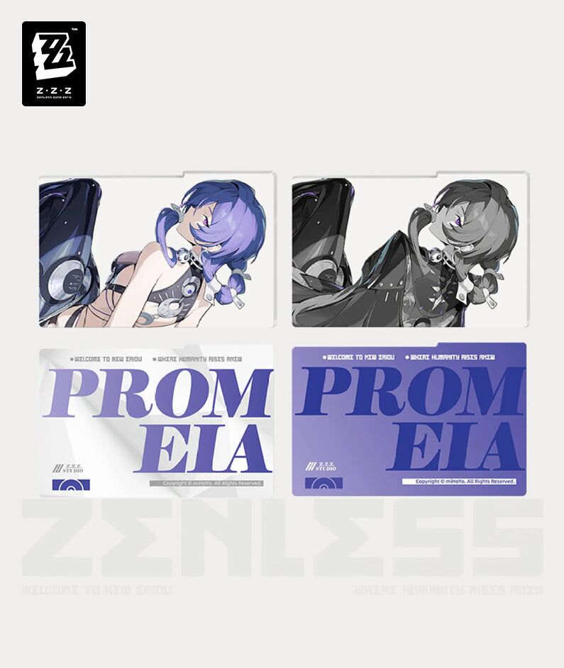 アート・デザイン・音楽 BuddyLee premium set Zenless Zone Zero Promeia Acrylic Card Set | Krampus Merch