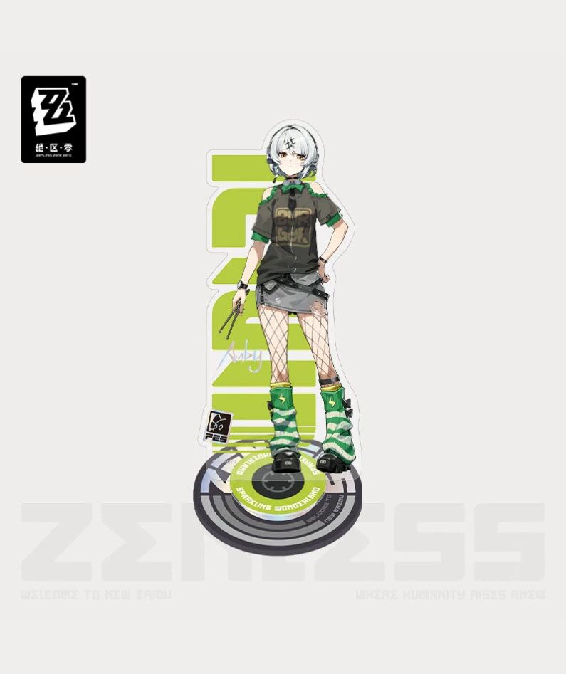 ZONE コラボデザイン アクスタ ver.Green Zenless Zone Zero Merch]FES 2026 Rotating Acrylic Stand - Zenless