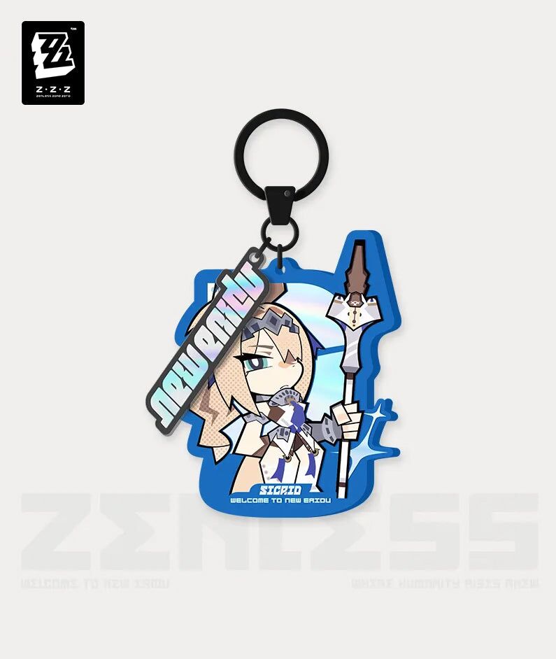 Zenless Zone Zero Sigrid Ridu Series Chib Keychain – Airspace