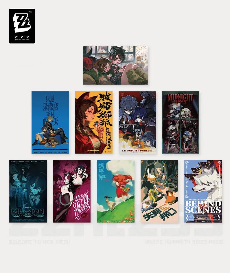 Zenless Zone Zero Merch ] Collectible Poster Vol. 4 Random Play
